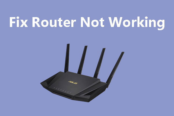 router werkt niet