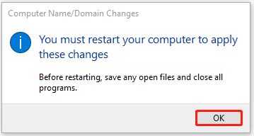 Klik OK