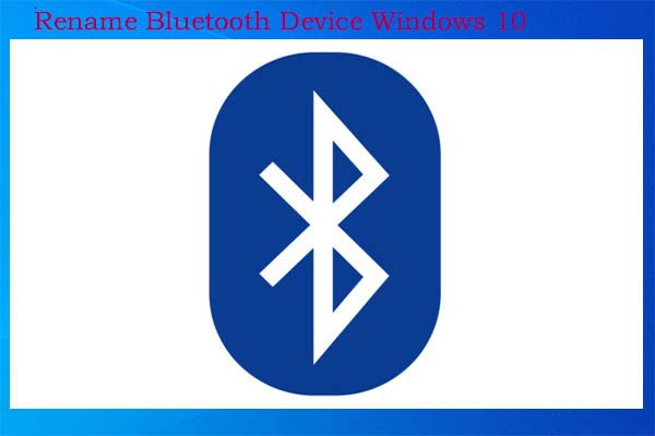 hernoem Bluetooth-apparaat Windows 10