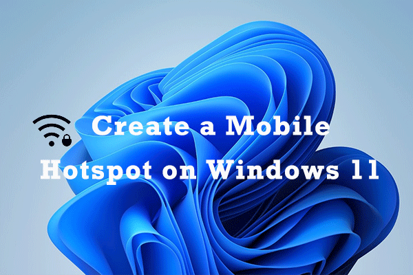 maak een mobiele hotspot op Windows 11