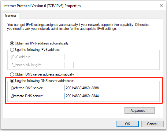 DNS-serveradressen wijzigen