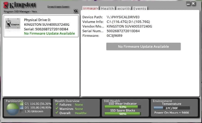 Kingston SSD Manager