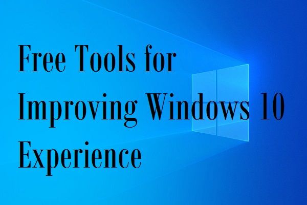 gratis tools om de Win 10-ervaring te verbeteren