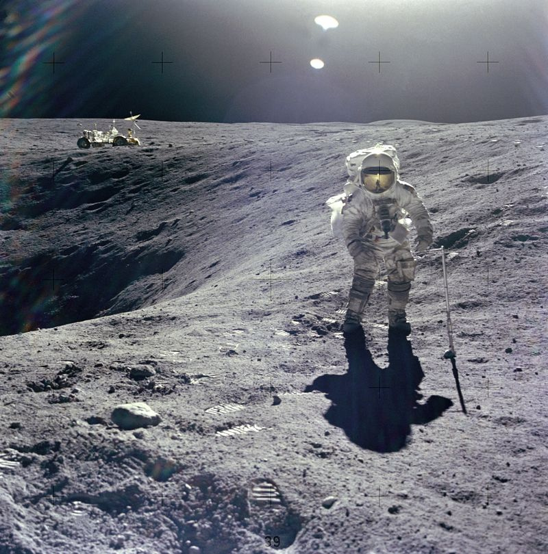 Photo de Duke sur le cratère