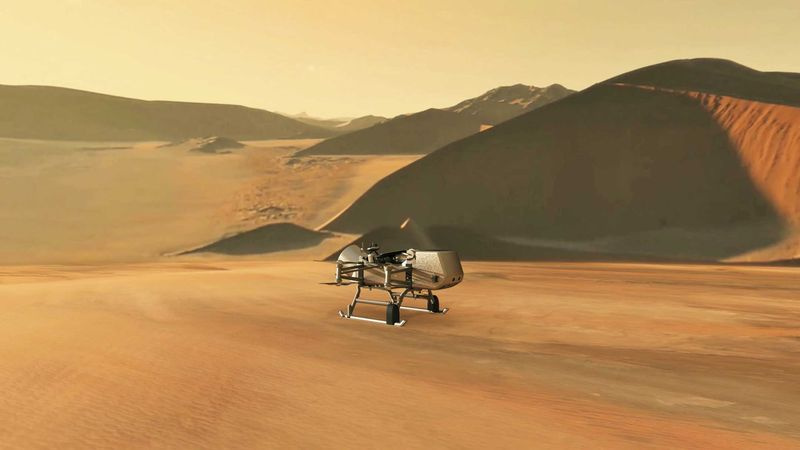 Une illustration de la libellule de la NASA s