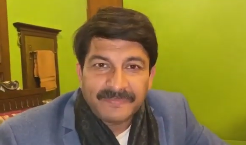 Standbild eines Deepfake-Videos des indischen Politikers Manoj Tiwari