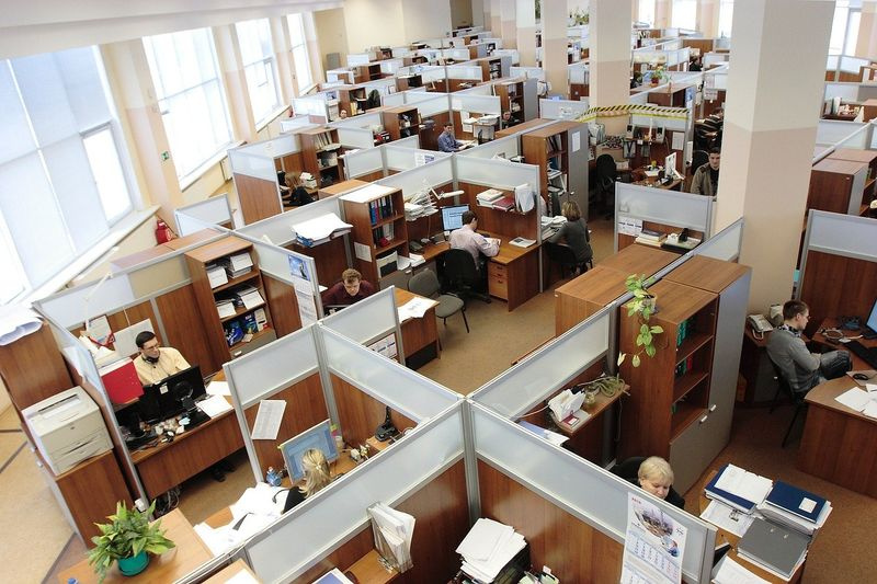 Employés de bureau en Russie