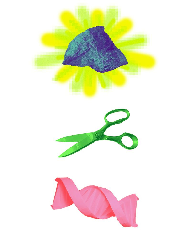 Ein Papier-Oragami-Modell der DNA