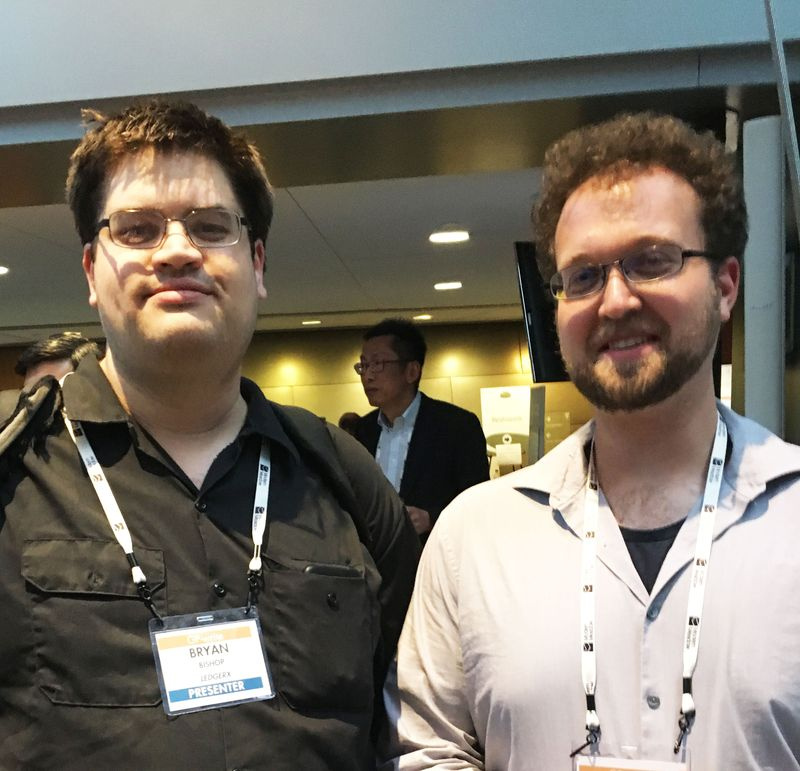 Bryan Bishop (à gauche) et Max Berry