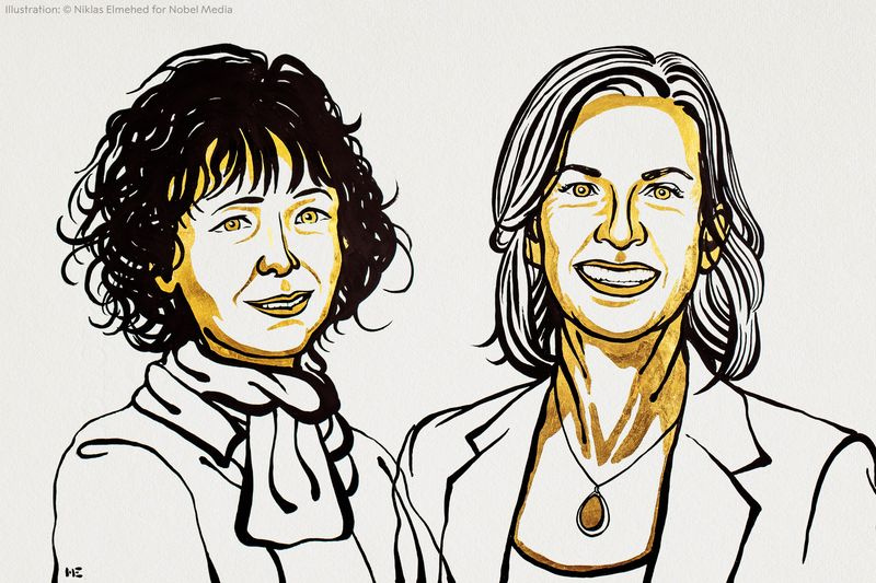 Emmanuelle Charpentier en Jennifer A. Doudna hebben dit jaar gedeeld