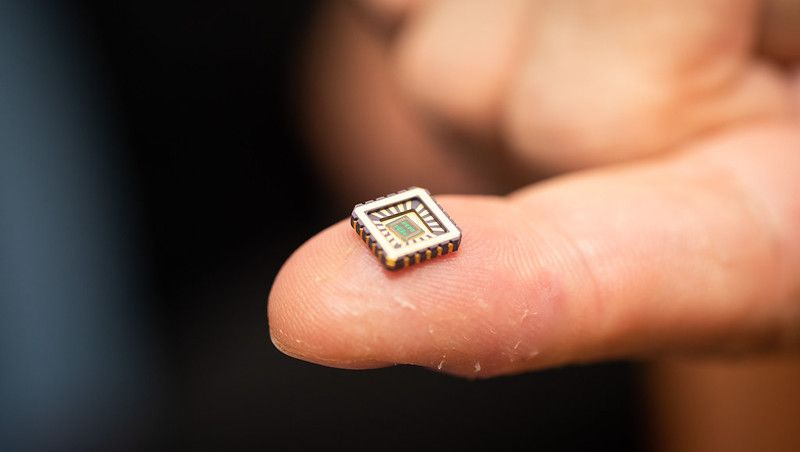 Ein Chip, der künstliche Neuronen enthält