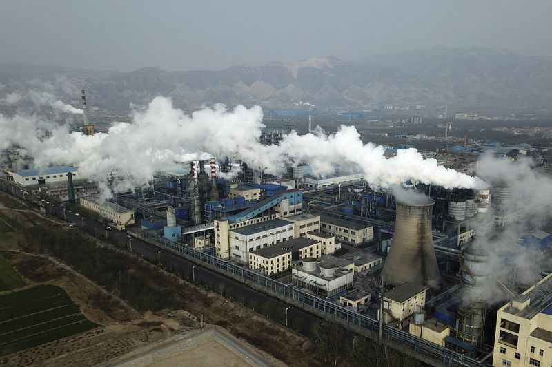Ein Kohleverarbeitungsplan in China