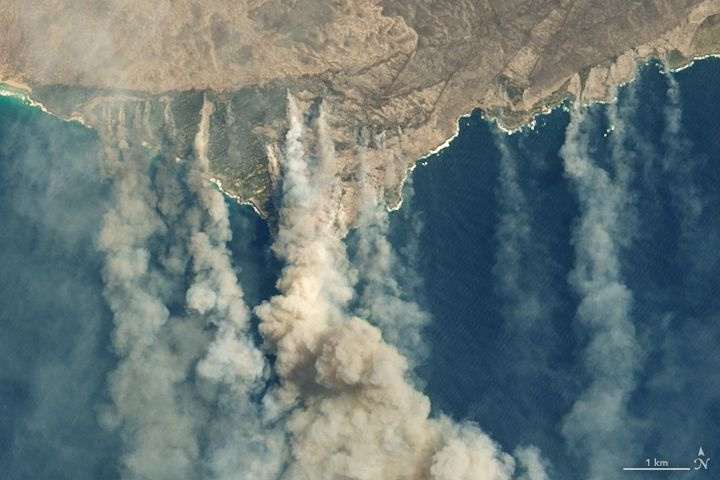 Les incendies sur l