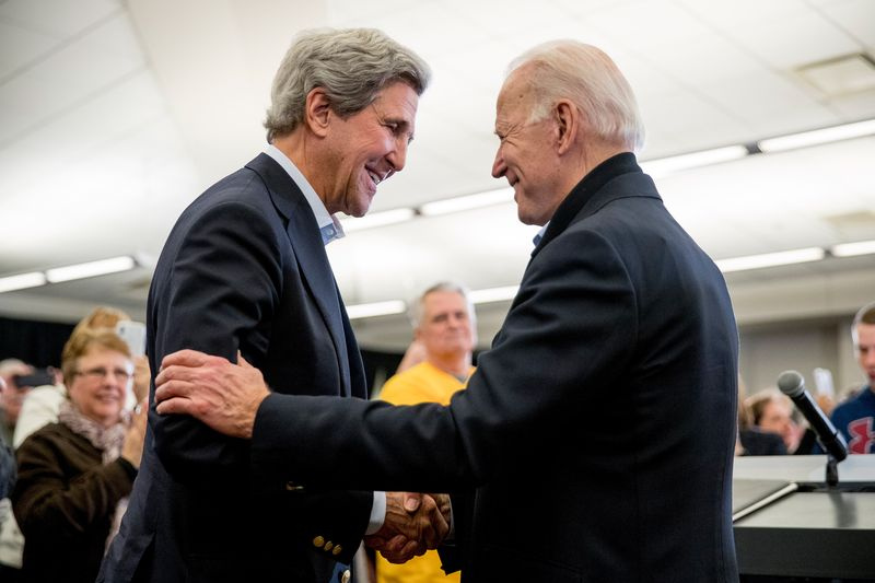 John Kerry et Joe Biden