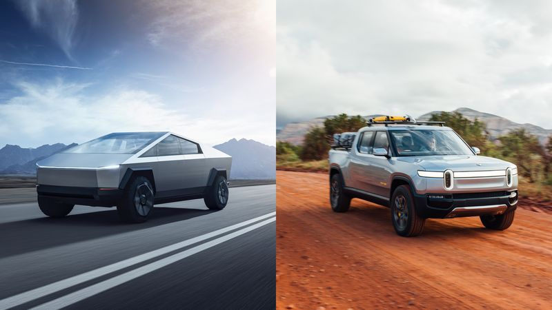 Tesla Cybertruck v. Rivian R1T