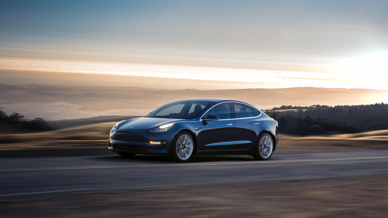 Une Tesla Modèle 3.