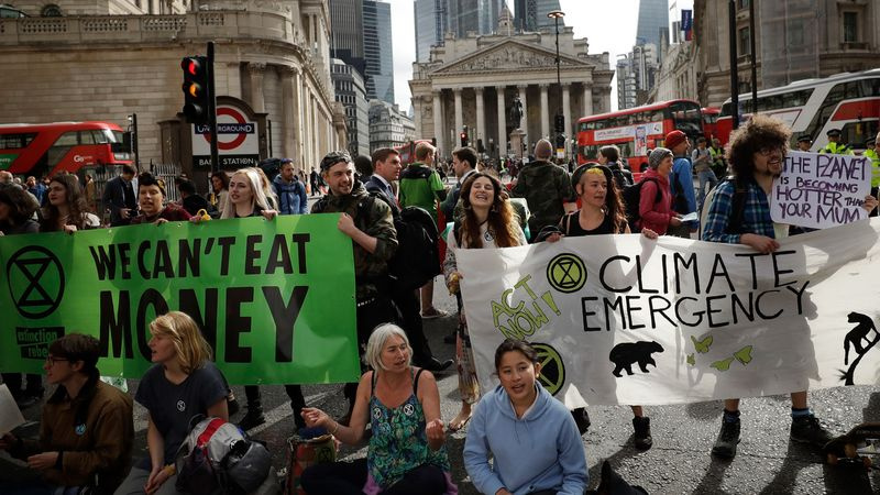 Extinction Rebellion Protest in London
