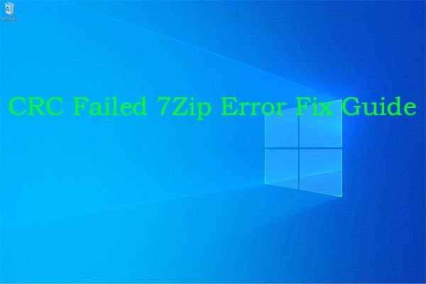 crc mislukt 7zip thumbnail
