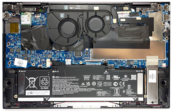 HP Envy x360 15-eu0000 binnenindeling