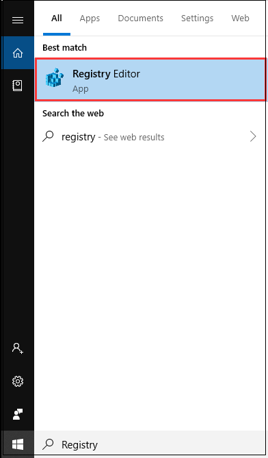 Tippige otsingukasti registriredaktor