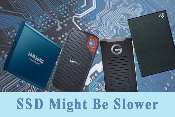SSD може да е по-бавен