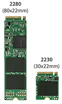 2280 en 2230 SSD's
