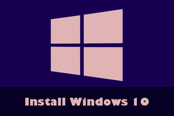 installeer Windows 10 miniatuur