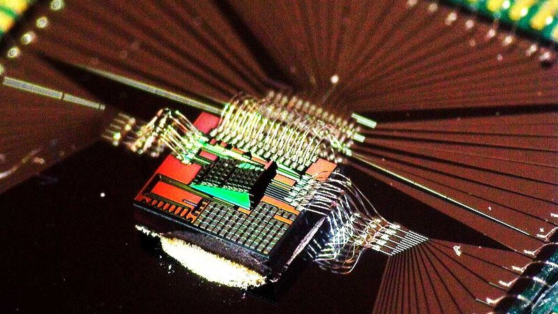 Foto eines Chips