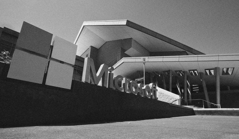 photographie du campus de microsoft
