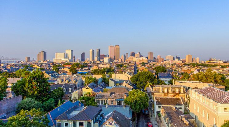 Une vue de la Nouvelle-Orléans