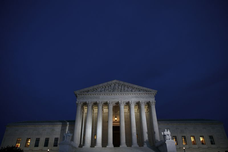 Supreme Court in der Nacht