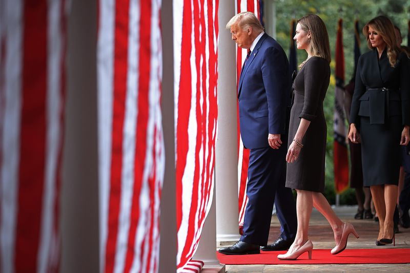 Trump mit Amy Coney Barrett