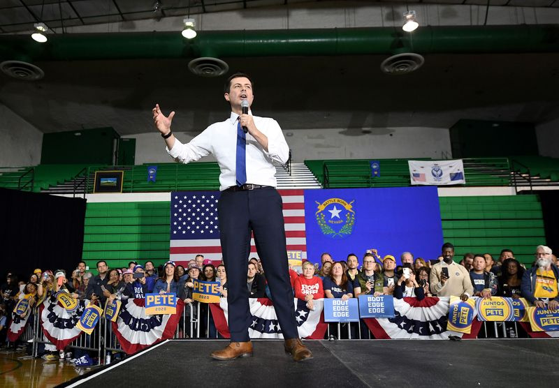 Le candidat démocrate Pete Buttigieg