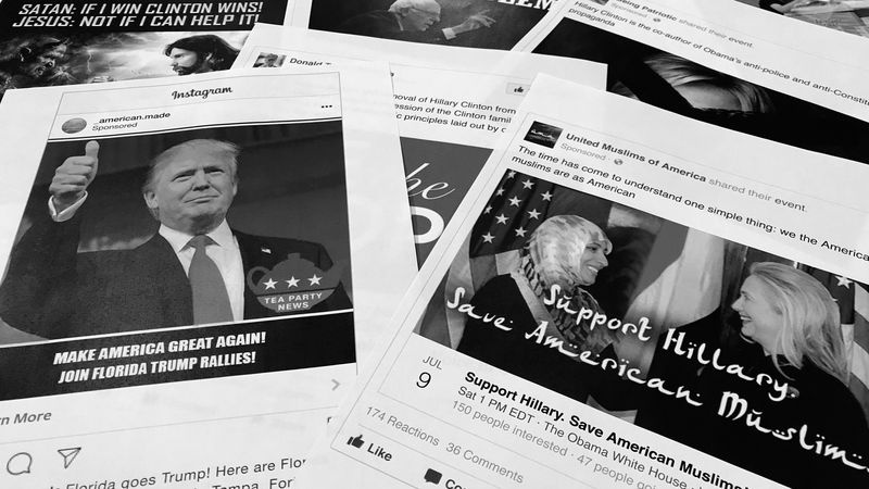 imprimés de trolls liés à la Russie