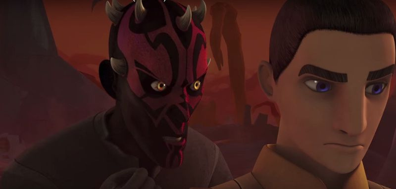 Ezra er fristet til at slutte sig til den mørke side af Maul i Star Wars Rebels.