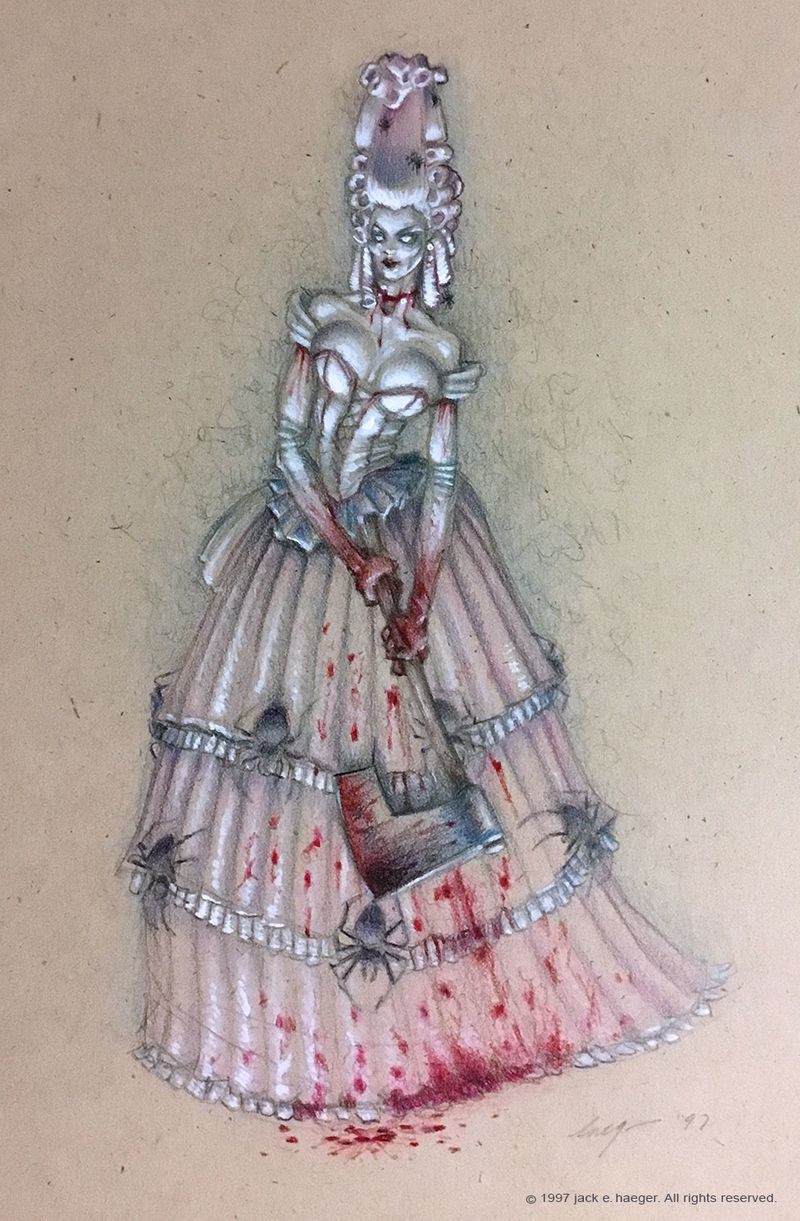 Concept art di Evil Marie.