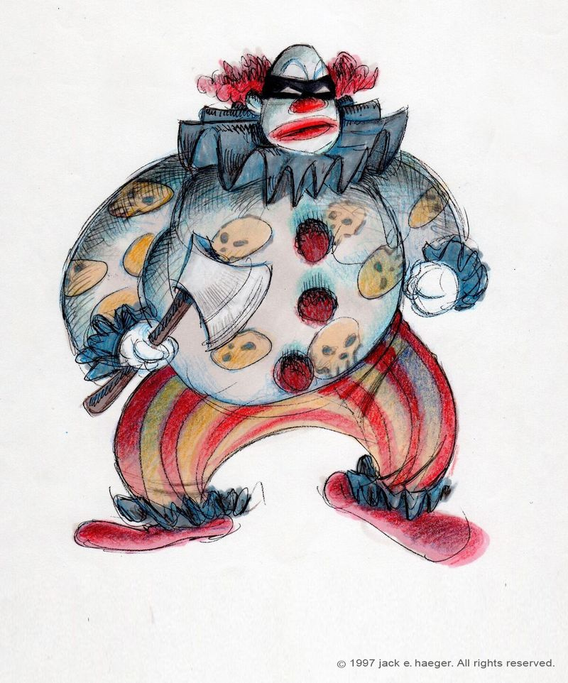 Concept art che assomiglia di più al brutale nemico Ozob.