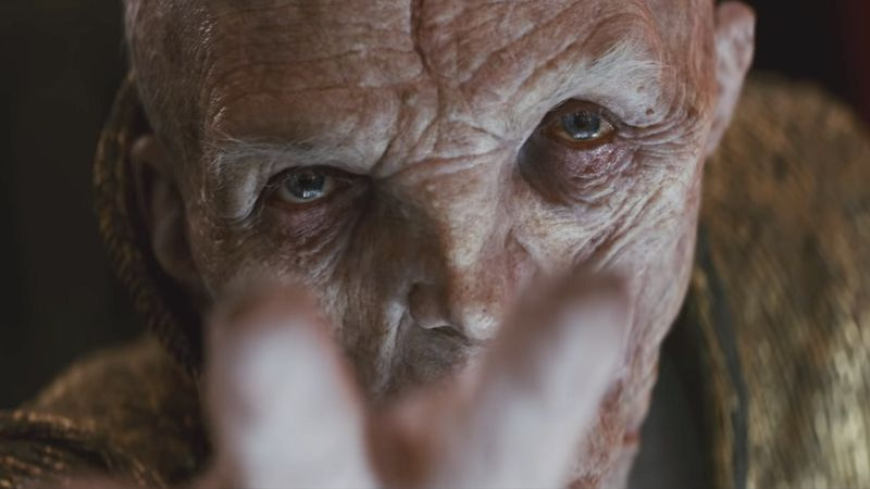 Supreme Leader Snoke i Star Wars: The Last Jedi