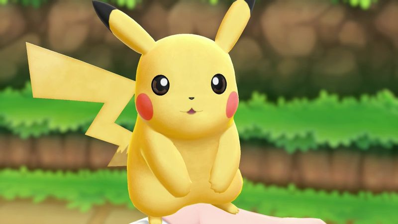 Pikachu som ses i Pokemon Let