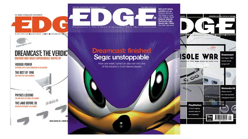 Edge Magazine Dreamcast-omslagen