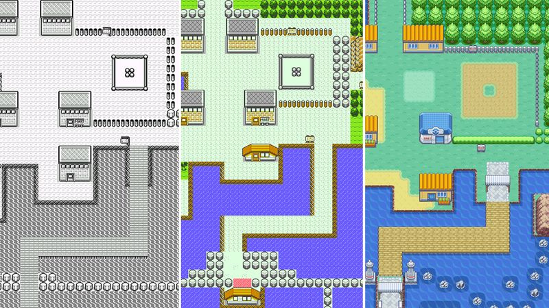 Vermillion City in Pokemon Rosso/Blu, Pokemon Oro/Argento e Pokemon Rosso Fuoco/Verde Foglia