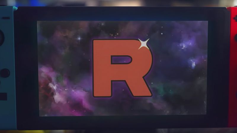 Logo del Team Rocket in Pokemon Let