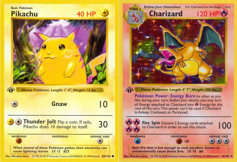 Bundsæt Pikachu & Charizard