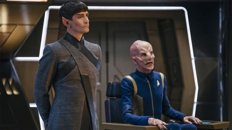 Een afbeelding van het einde van Star Trek Discovery seizoen 1