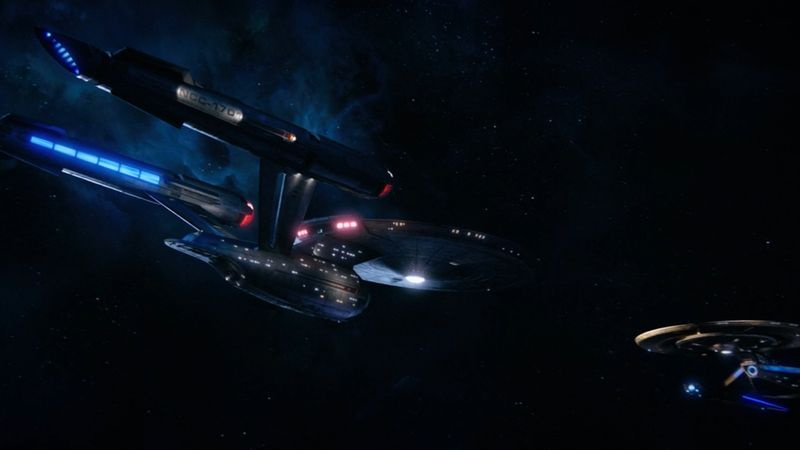 Een afbeelding van het einde van Star Trek Discovery seizoen 1