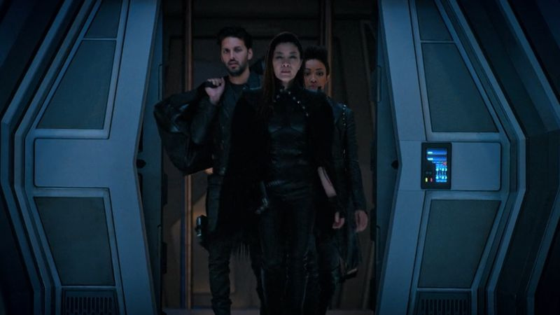 Een afbeelding van het einde van Star Trek Discovery seizoen 1