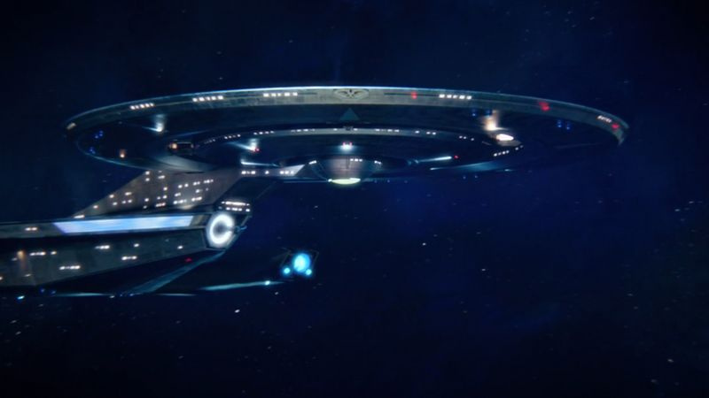 Een afbeelding van het einde van Star Trek Discovery seizoen 1