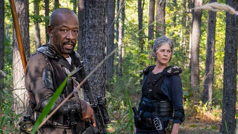 Morgan og Carol i The Walking Dead sæson 8, afsnit 14