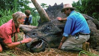 En bild från Jurassic Park