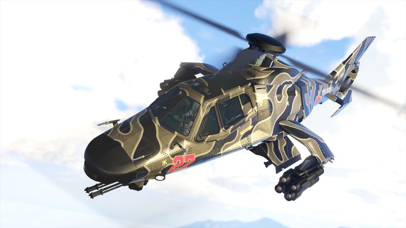 Der neue Überfall enthält 9 neue bewaffnete Fahrzeuge, 6 neue High-End-Fahrzeuge und 8 neue Trophäen und Errungenschaften – darunter dieses tarnfähige Akula-Kanonenschiff mit Wärmebild- und Nachtsichtkameras.